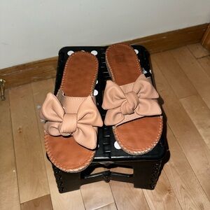 Brown tan sandles